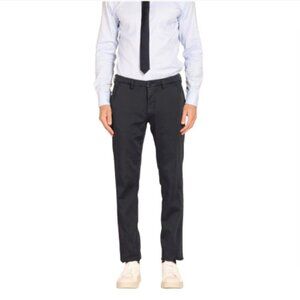 Mason's M Torino Travel Chino Pants Mens 48 32 Navy Blue Slim Fit Straight Leg